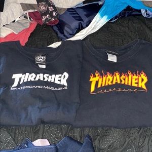 2 Thrasher T-shirts